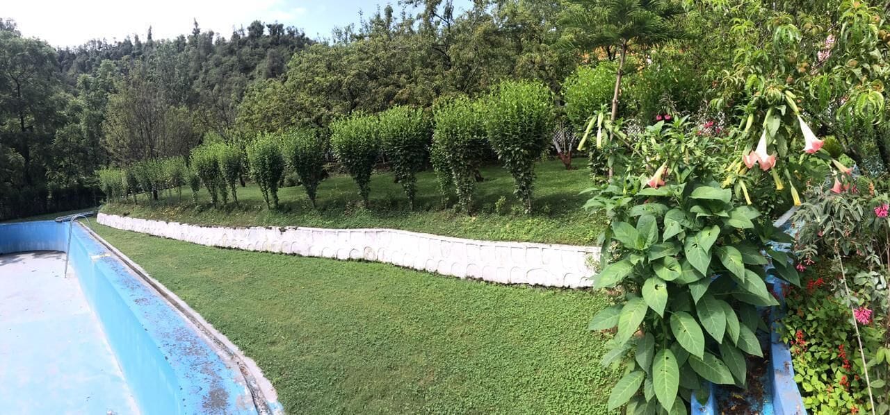 Alberca al aire libre 