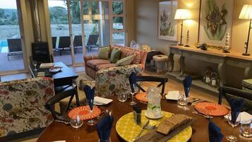 Classic Villa, Patio, Garden View | Living area