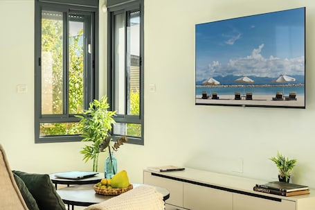 Villa, Mountain View | Living area. MAMAD - Tranquil Galilee Retreat by Sea N' Rent