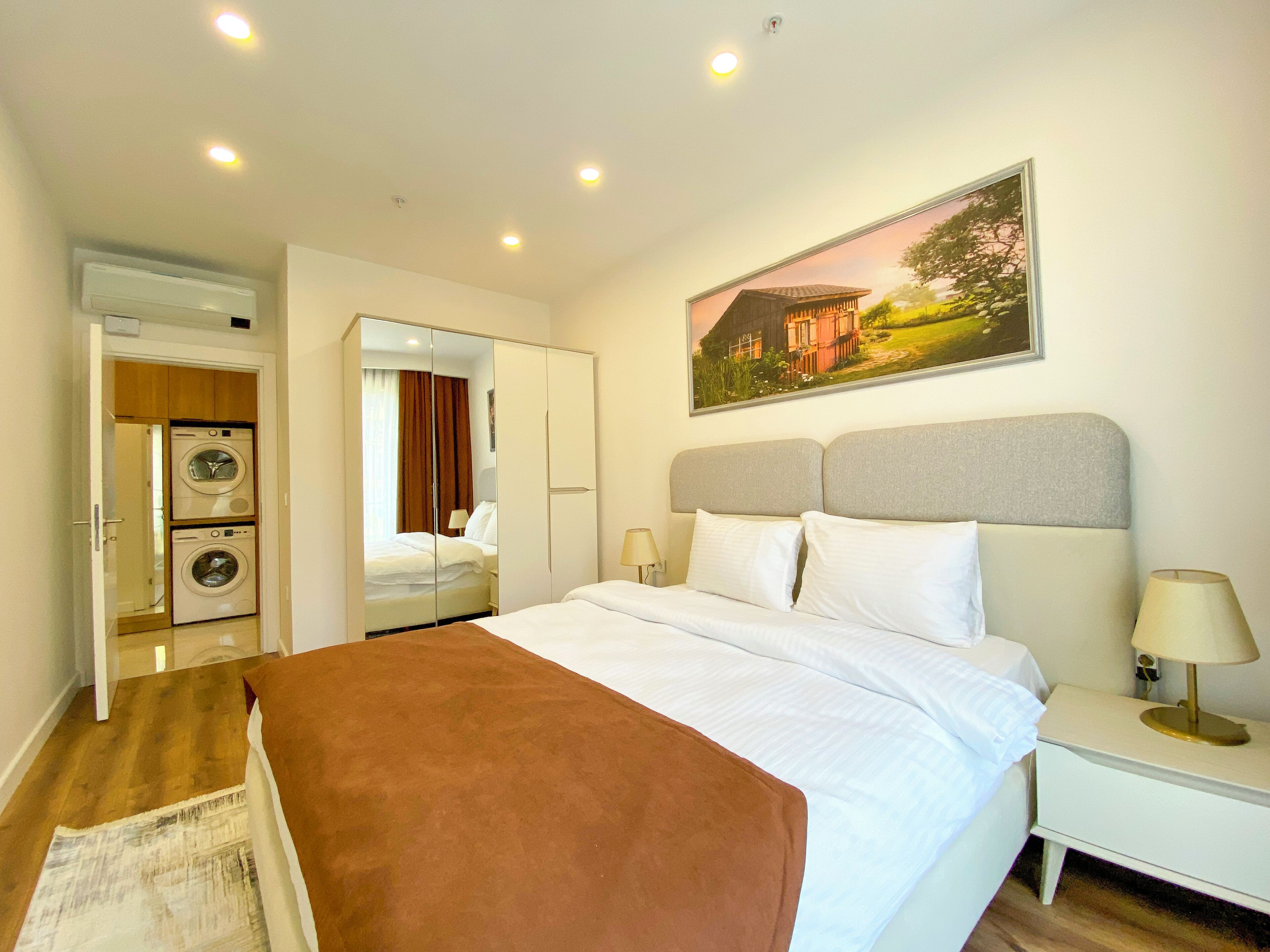 Cofres nos quartos, individualmente decorados