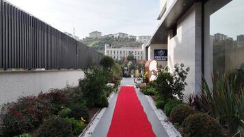 Entrée de l’hébergement