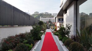 Entrée de l’hébergement