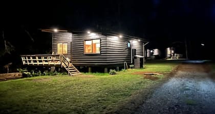 Caba a Alerce BBQ Home Office Wood Hot Tub