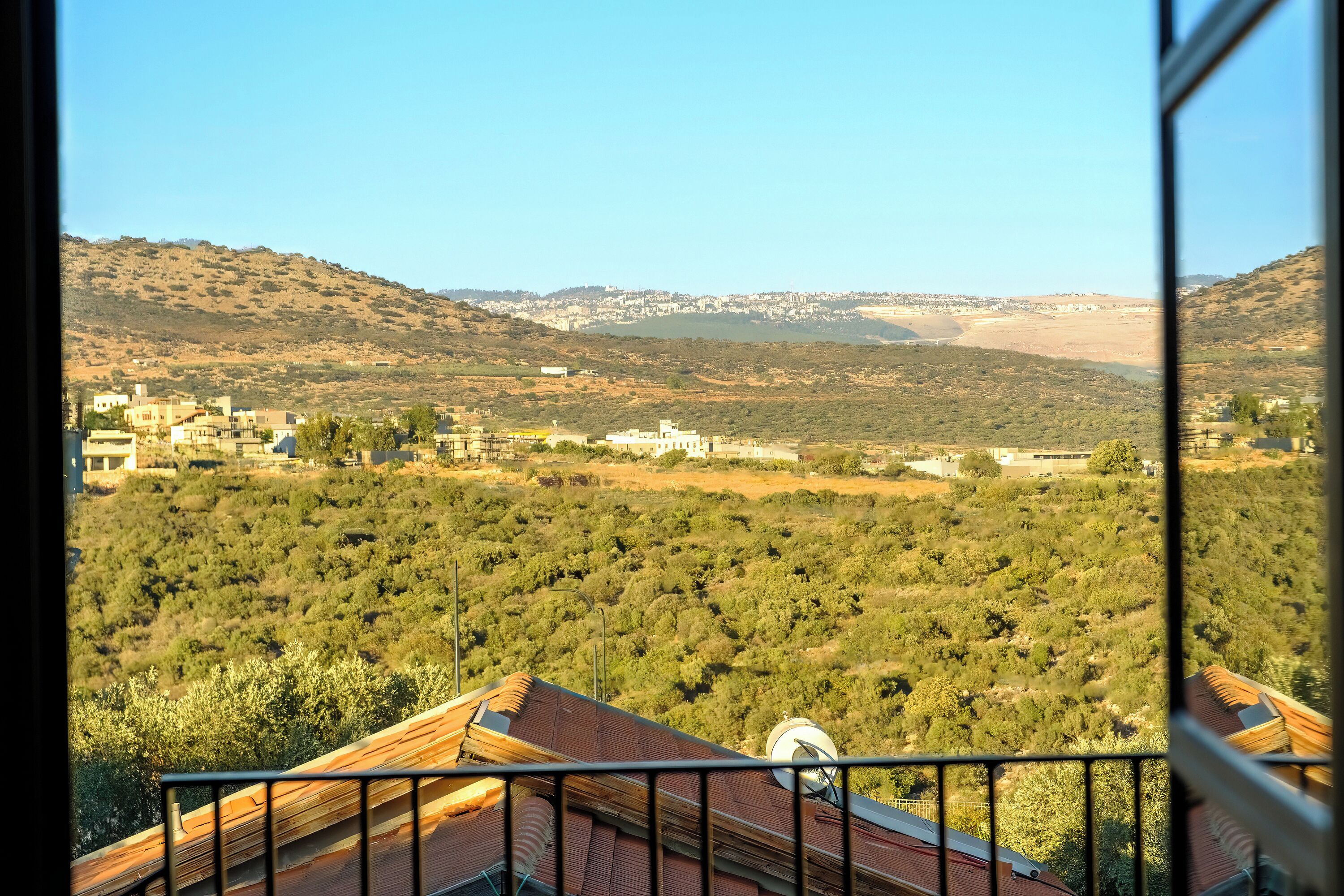 Vue depuis l’hébergement