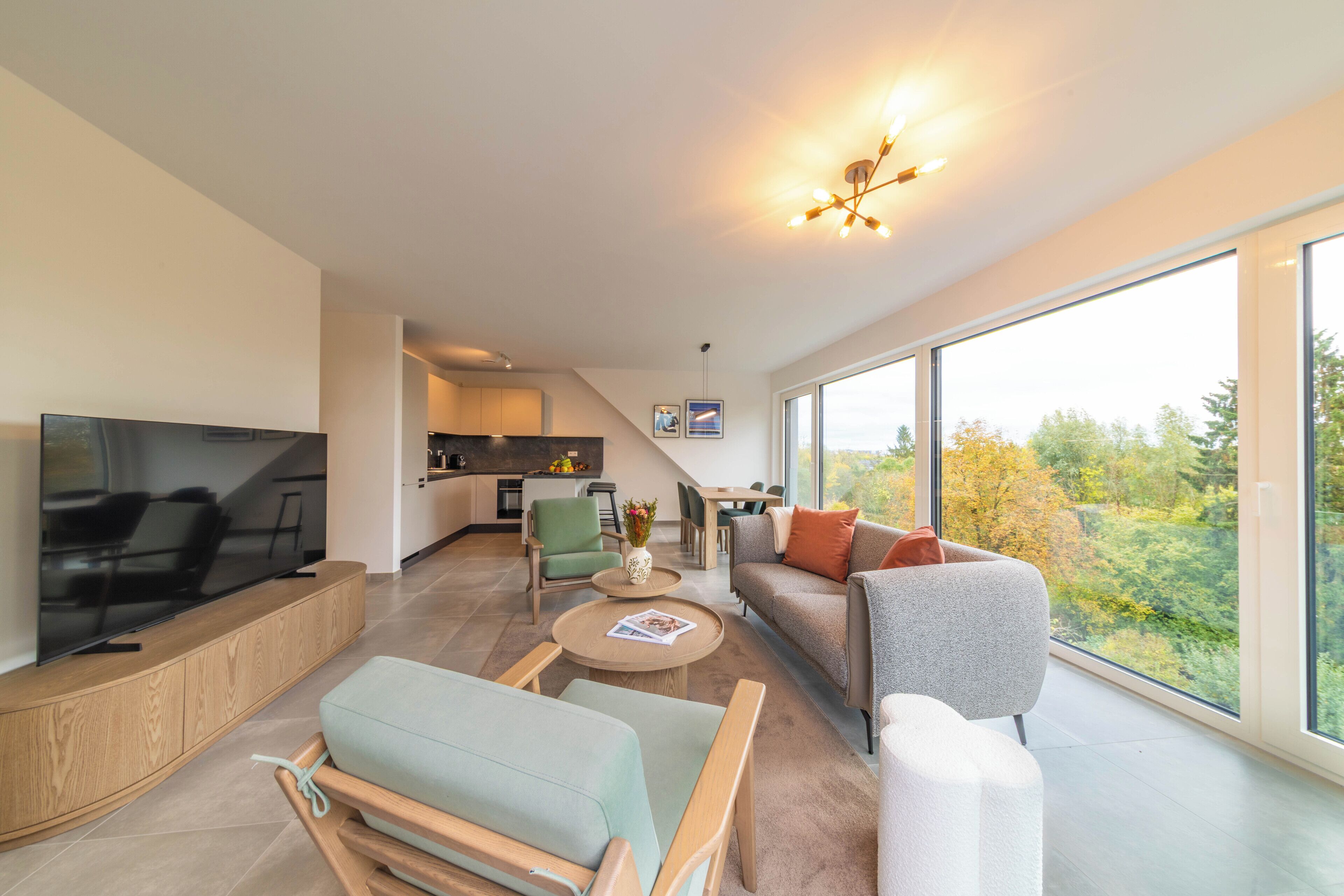 Comfort Apartment, Balcony, Garden View | Living area