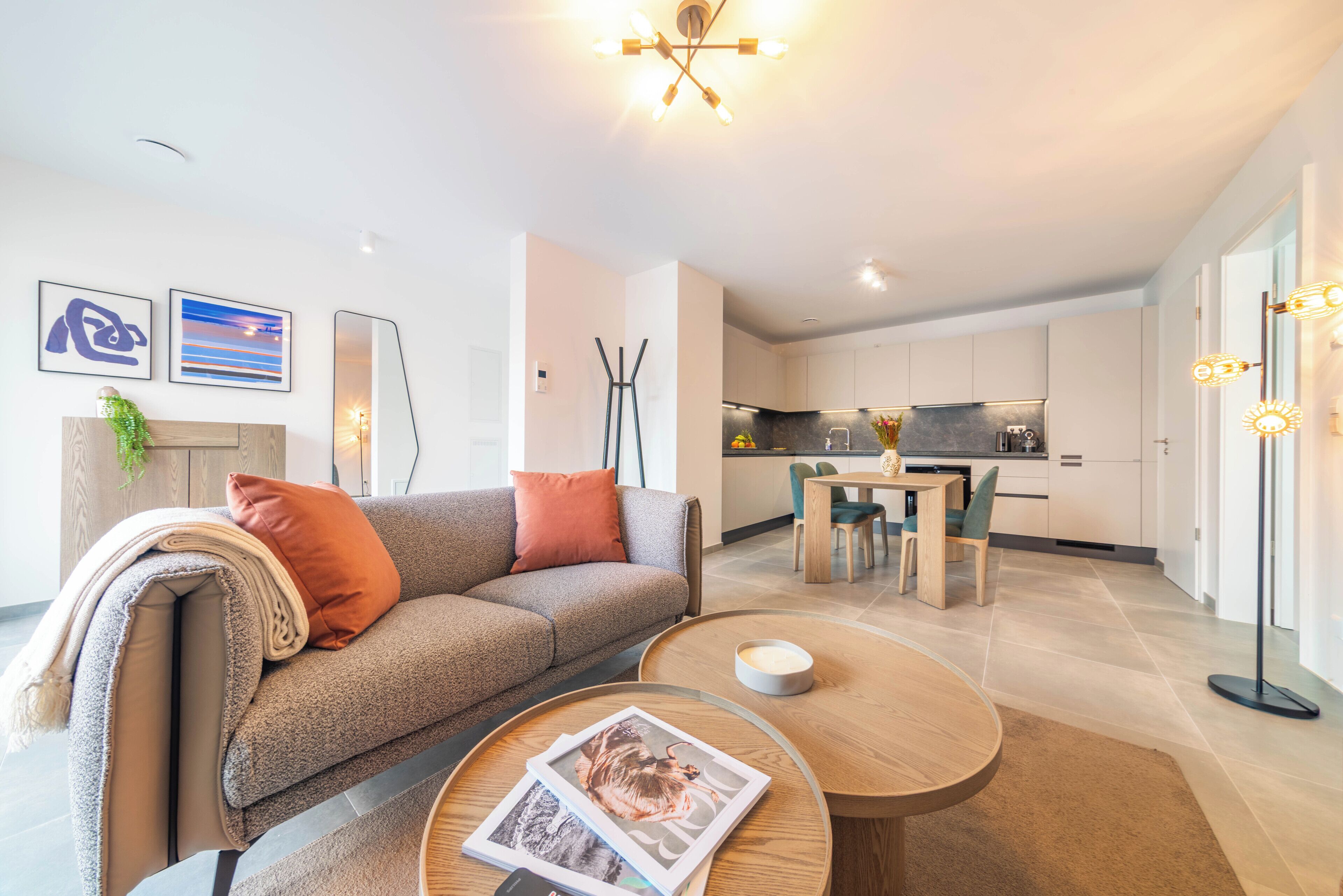 Superior Apartment, Balcony | Living area | Flat-screen TV