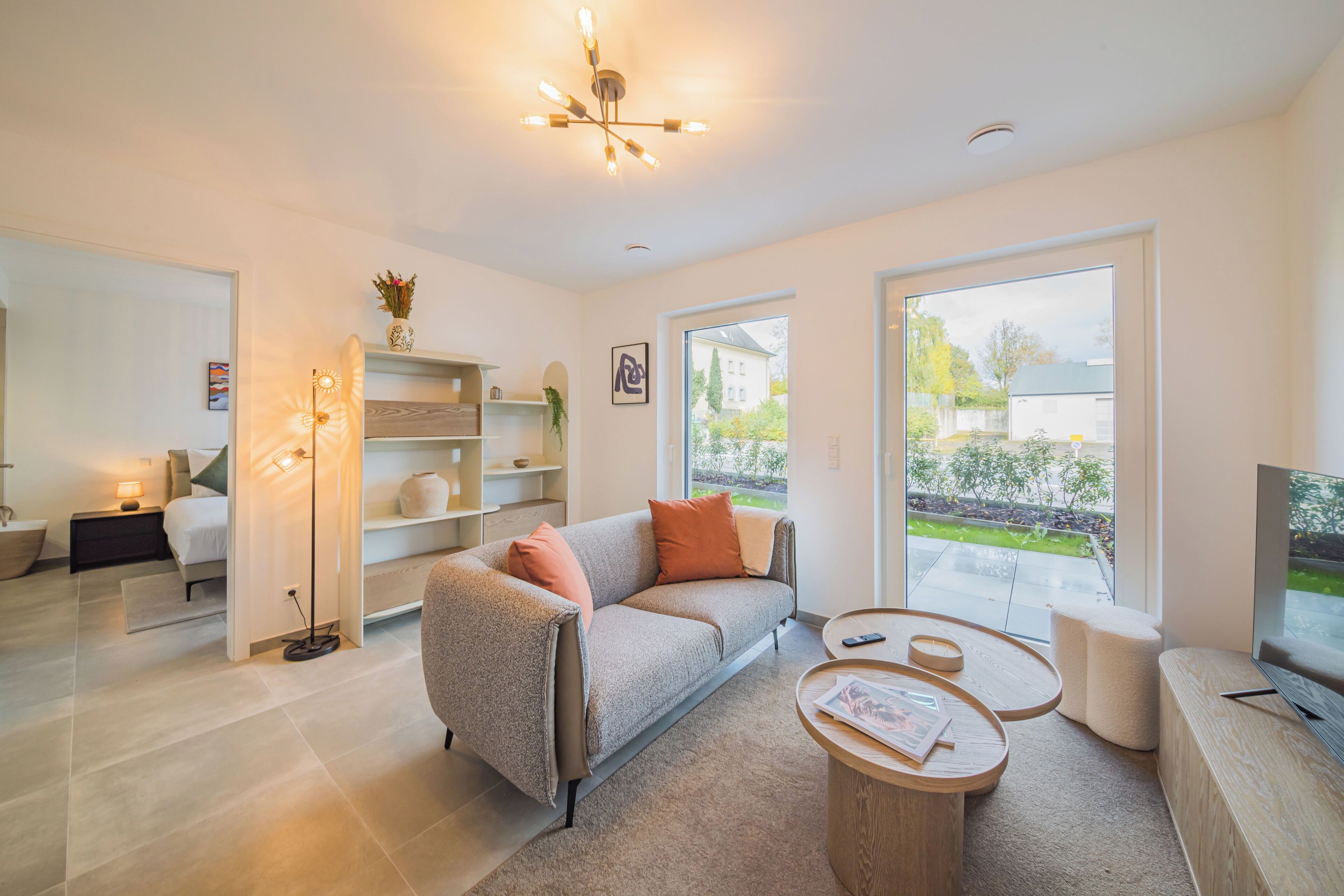 Standard Apartment, Balcony | Living area