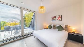 Appartement Confort, balcon, vue jardin | Bureau, espace de travail pour ordinateur portable, Wi-Fi gratuit