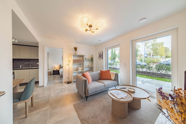 Standard Apartment, Balcony | Living area | Flat-screen TV