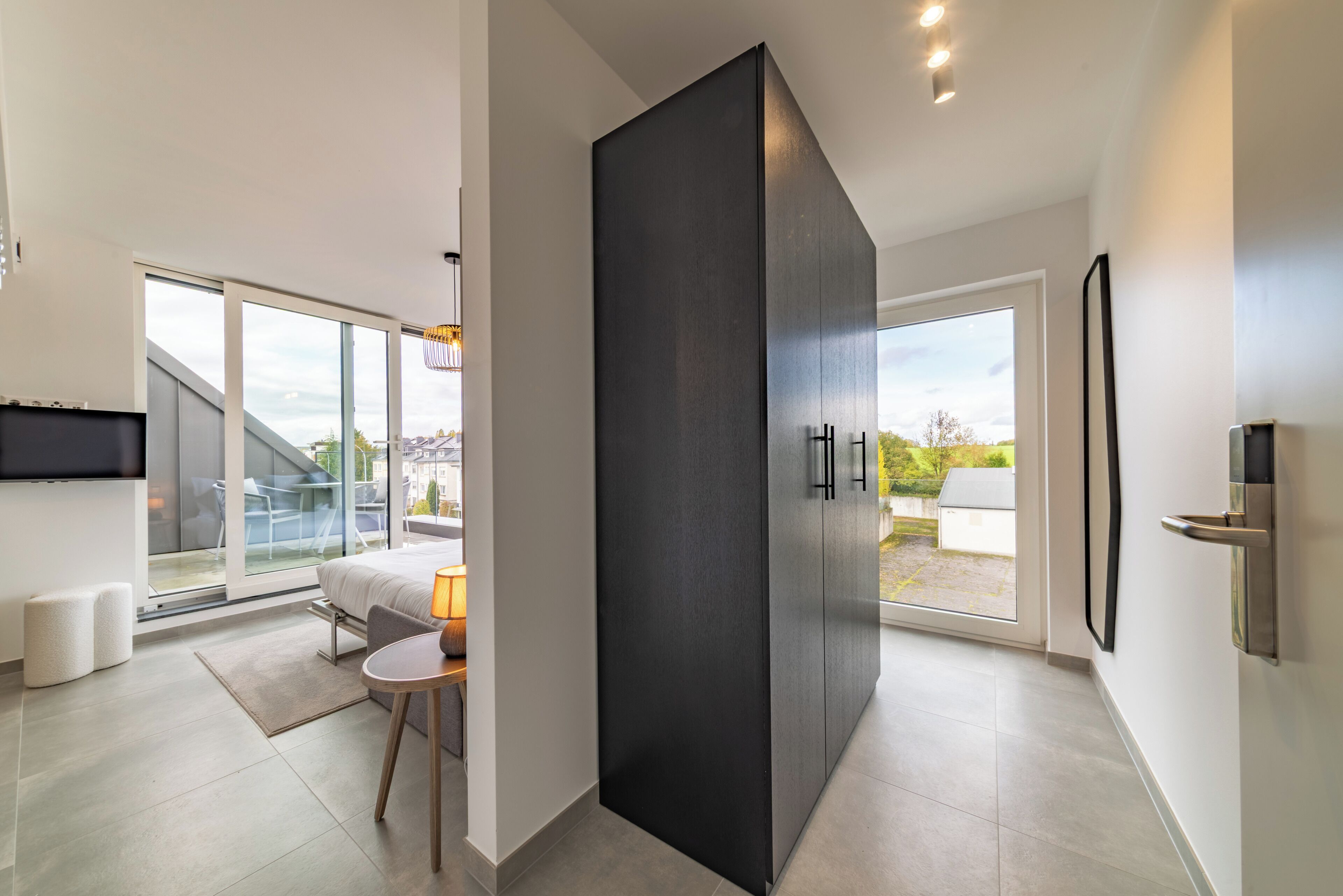 Lägenhet Economy - balkong | Skrivbord, arbetsyta för laptop och gratis wi-fi