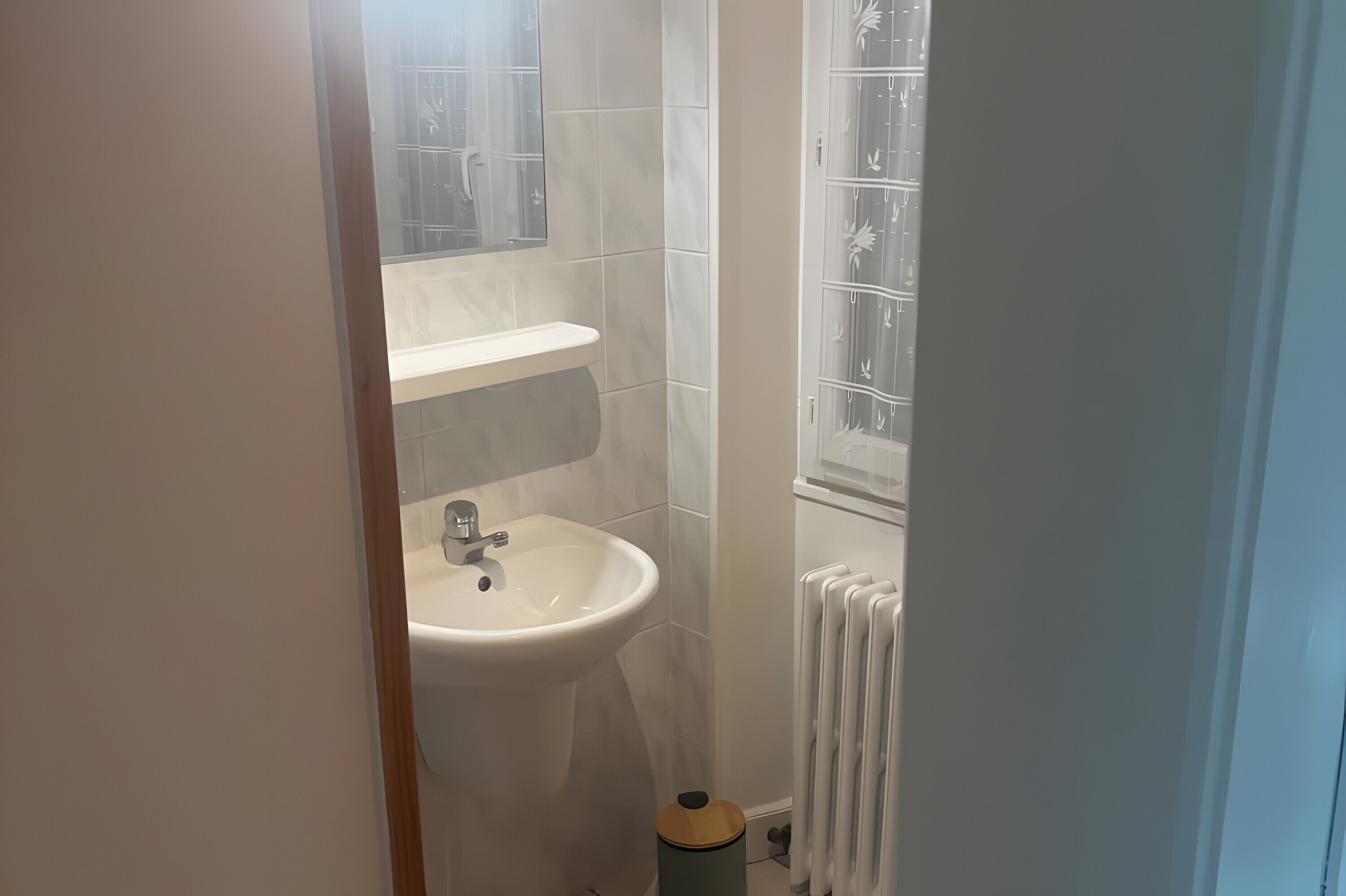 Douche, serviettes fournies