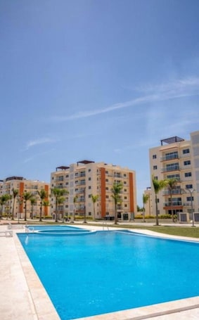 Apartment, 3 Bedrooms, Smoking, Terrace | Pool | Outdoor pool