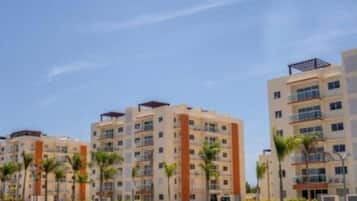 Apartamento, 3 habitaciones, fumadores, terraza | Piscina | Una piscina al aire libre