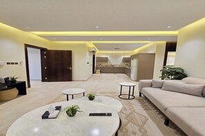 Living area - LP50.2 Livedin Pristine 2BR  Outdoor Space Al Yasmin (Riyadh)