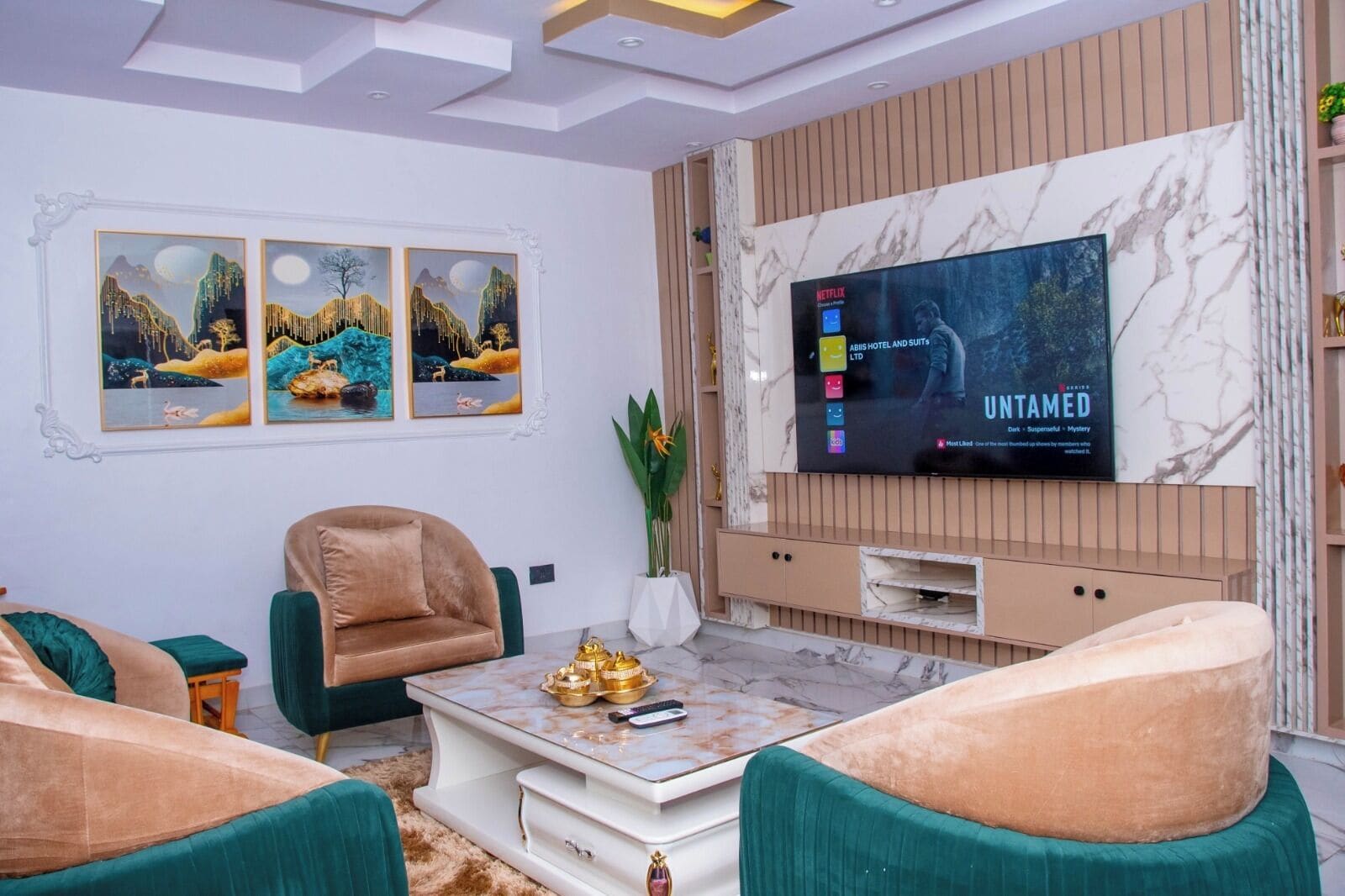 Área de sala de estar