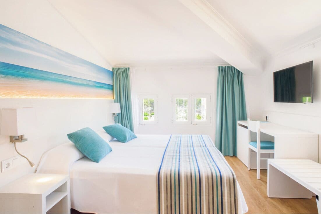 Habitación doble | Escritorio, espacio para trabajar con un portátil, wifi gratis