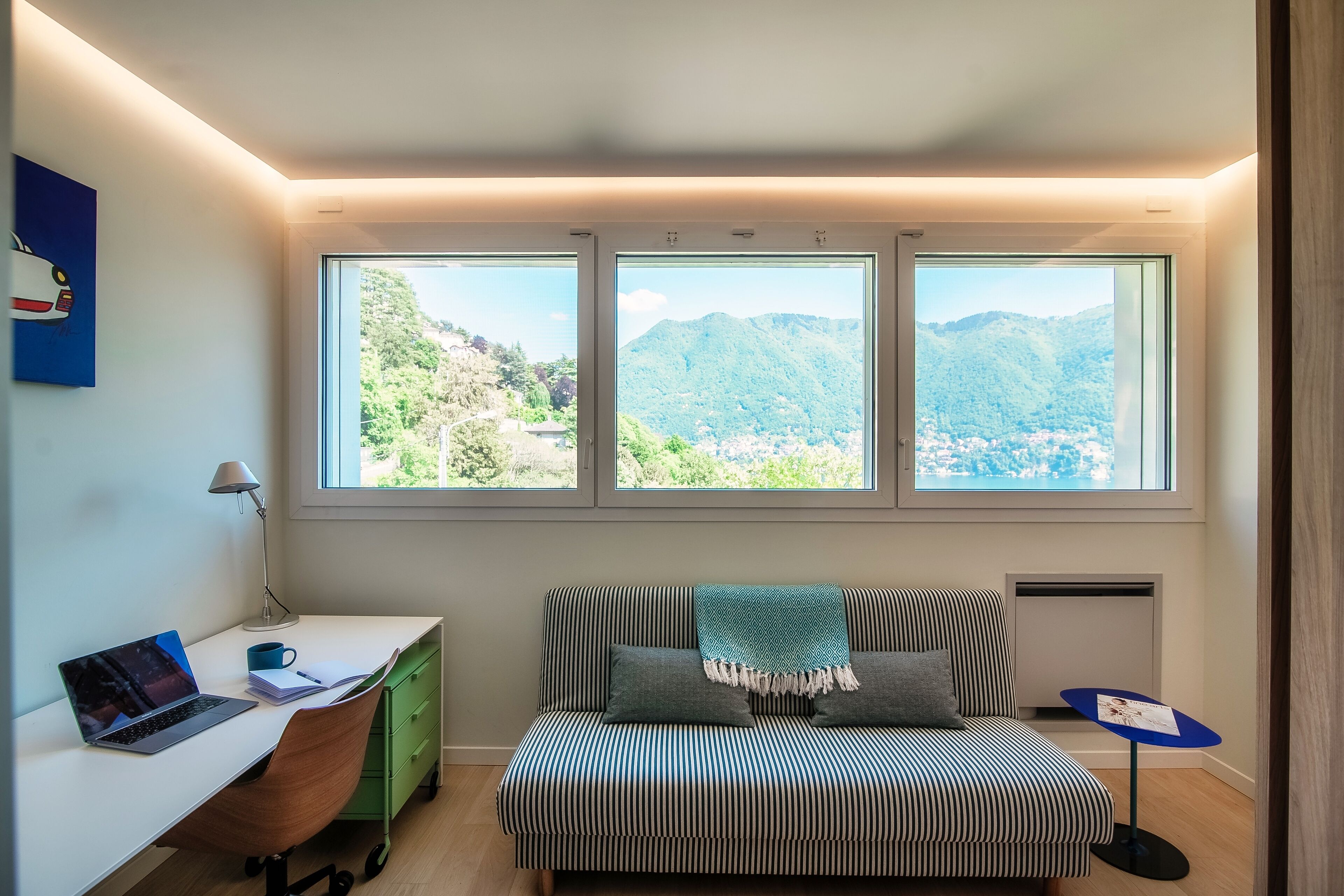 Apartamento, vistas a la montaña | Ropa de cama de alta calidad y edredones de plumas