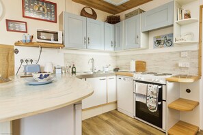 Horno, placa de cocina y utensilios de cocina