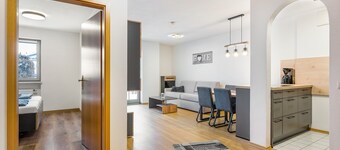Alpine Panorama Apartment with Pool and Sauna