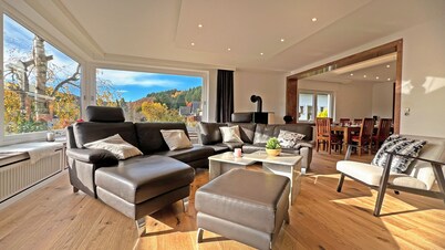 Vacation home in Hellenthal/Eifel - Panoramic view and Home Cinema