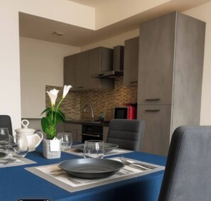 Apartment, 2 Schlafzimmer | Esszimmer