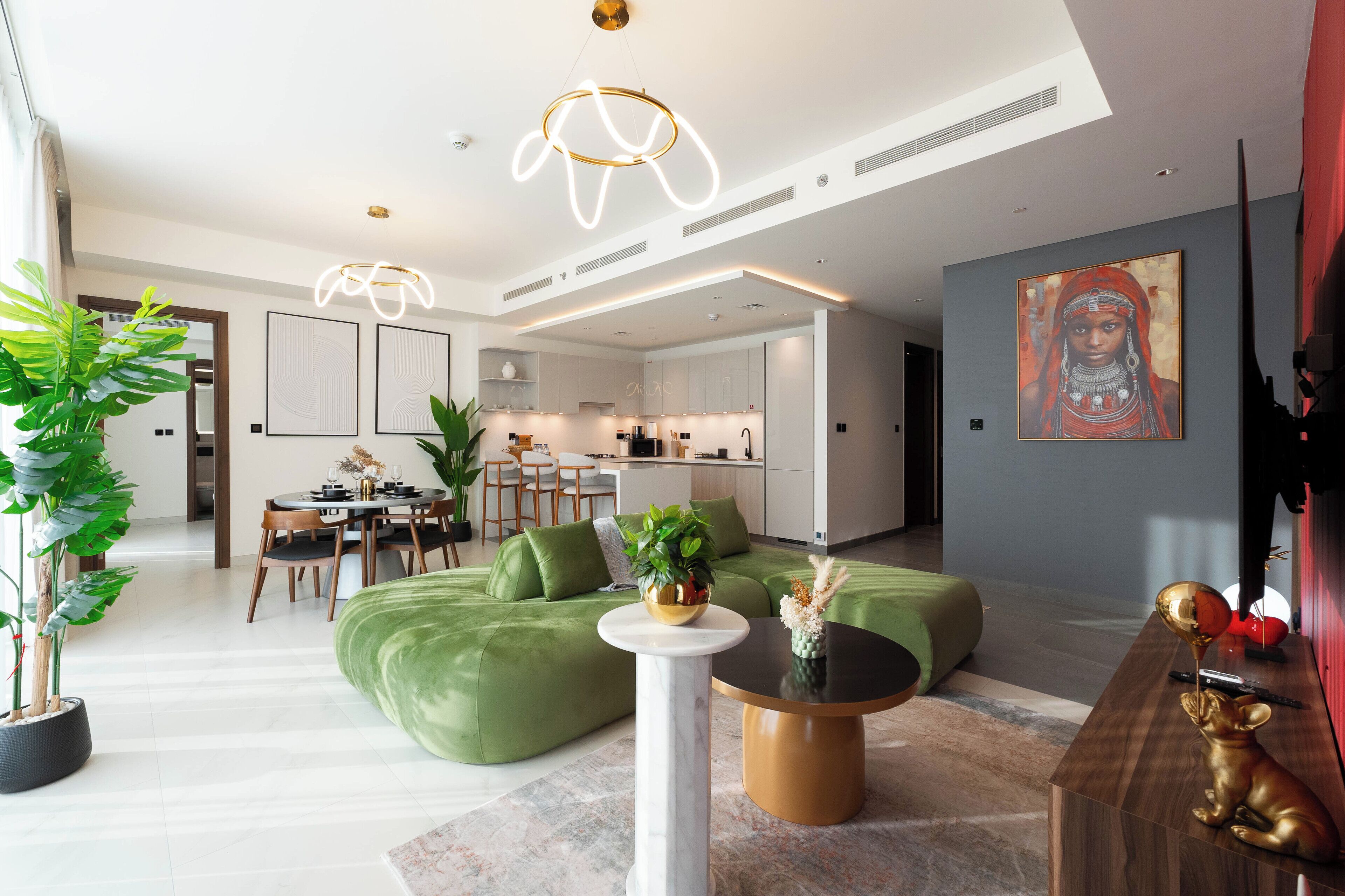 Deluxe Apartment, Balcony | Living area