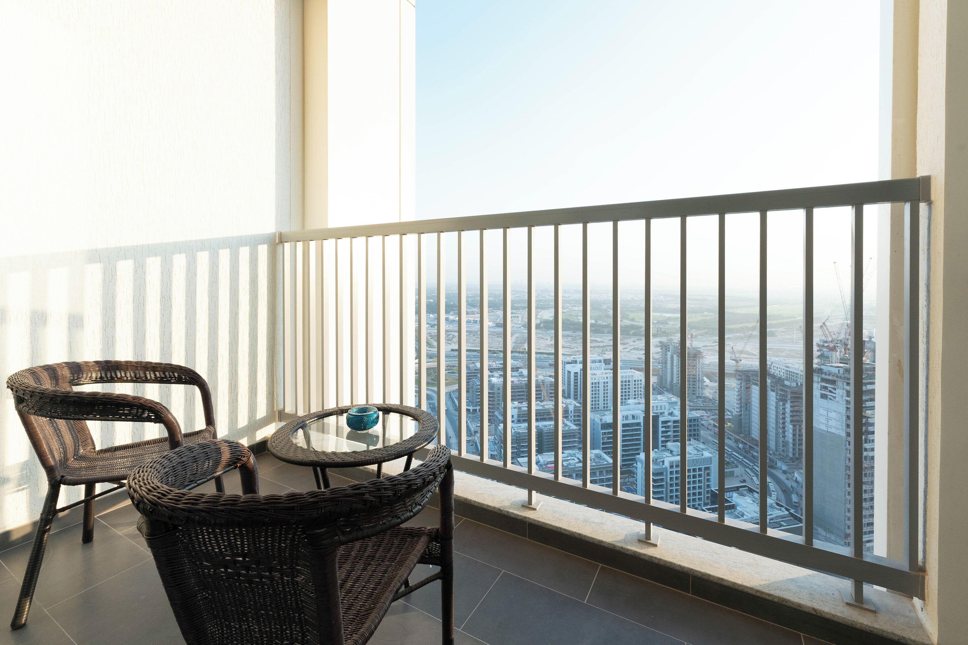 Departamento Deluxe, balcón | Vista del balcón