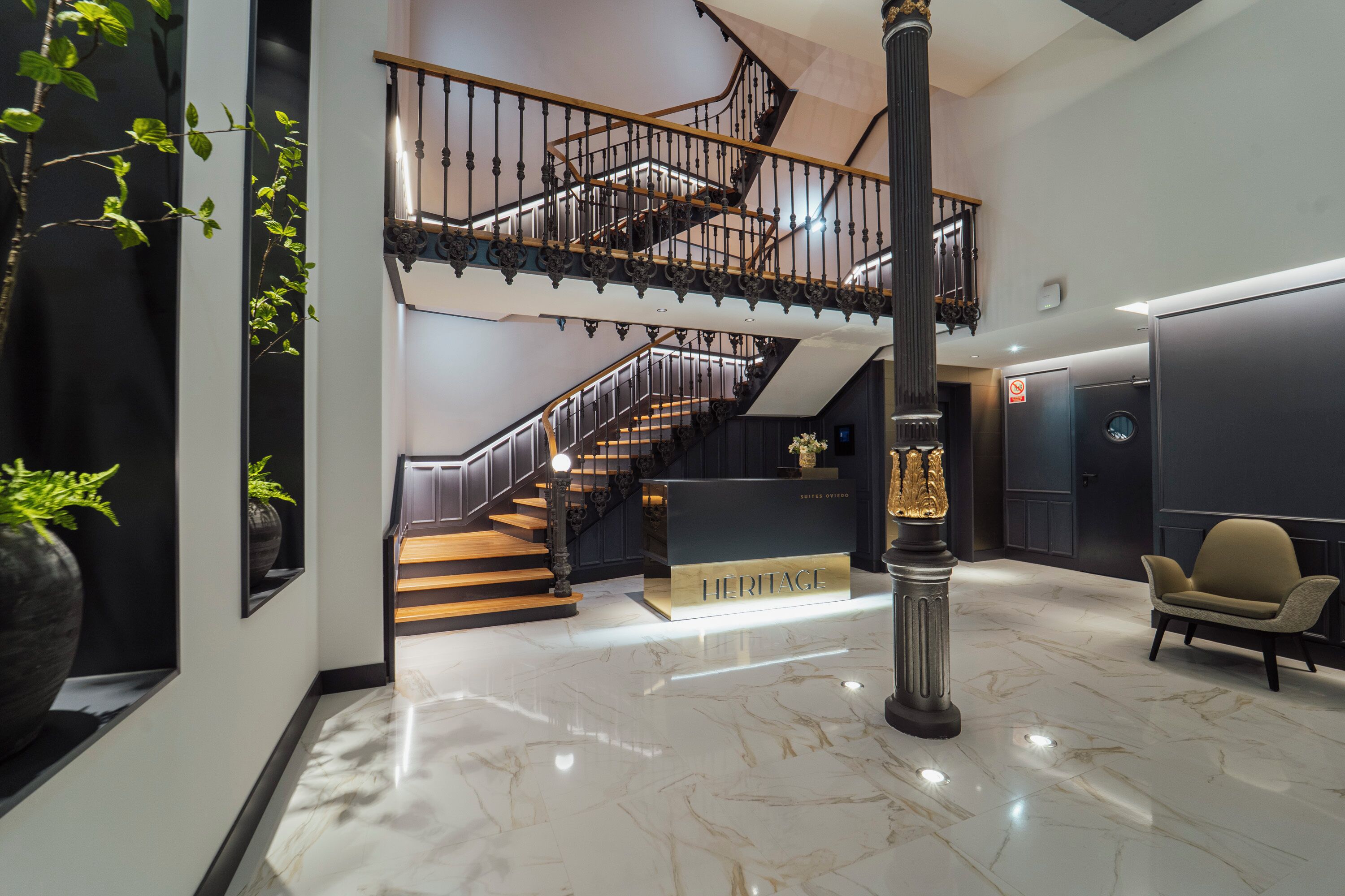 Sitteområde i lobbyen