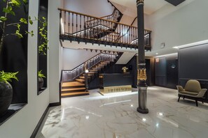 Sitteområde i lobbyen