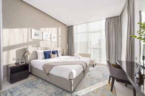 2 slaapkamers, een kluis op de kamer, een strijkplank/strijkijzer