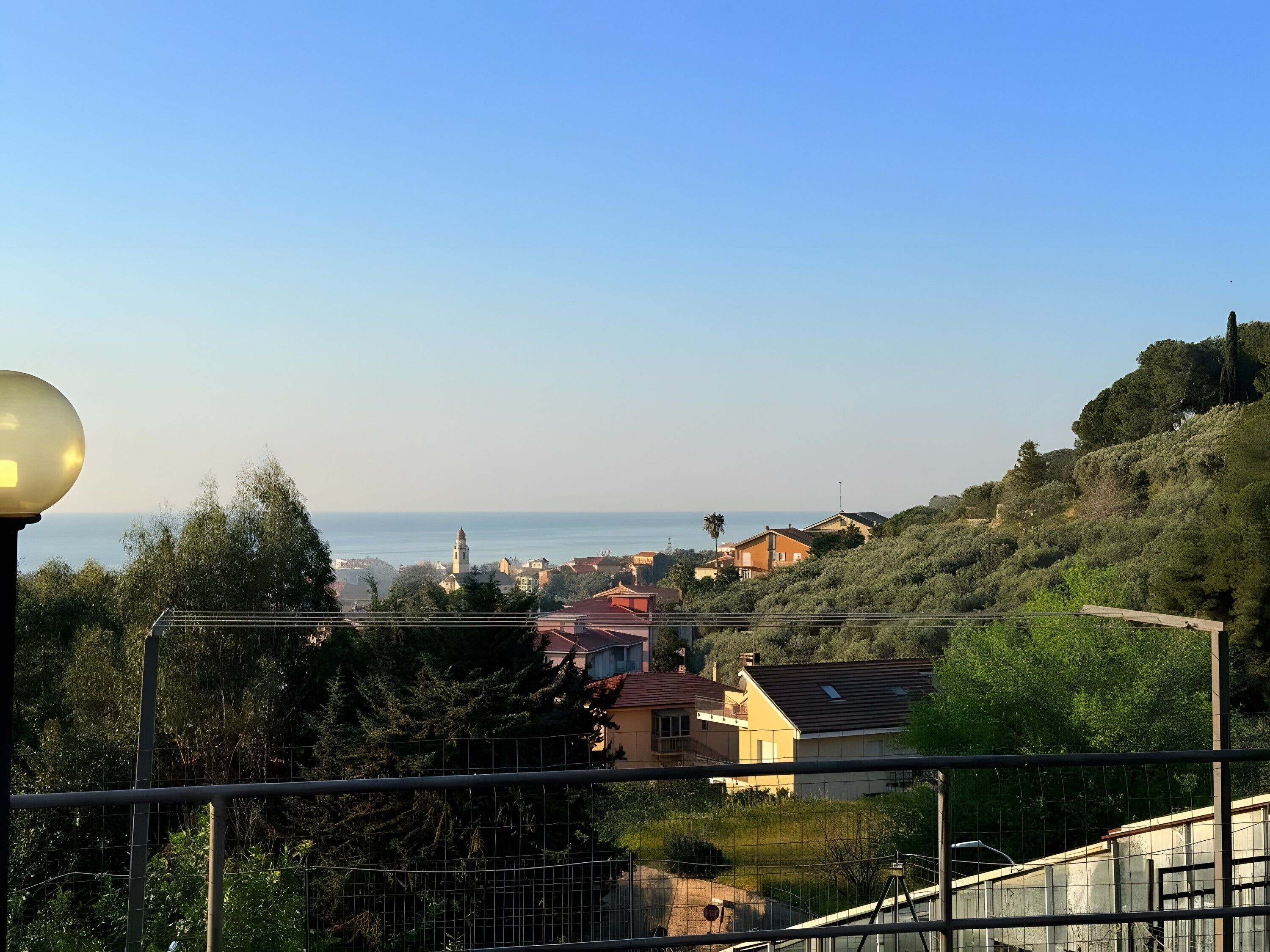 Blick von der Unterkunft