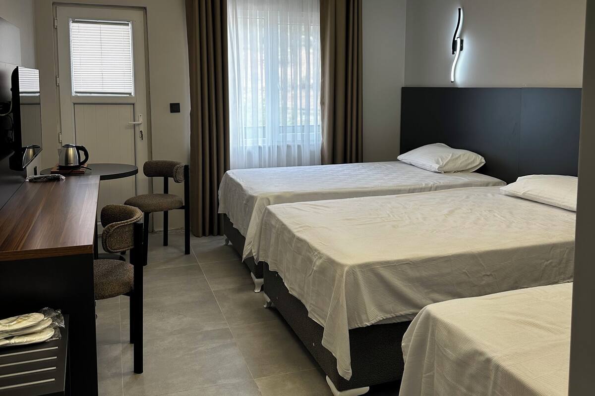 Triple Room, Balcony | Desk, laptop workspace, free WiFi