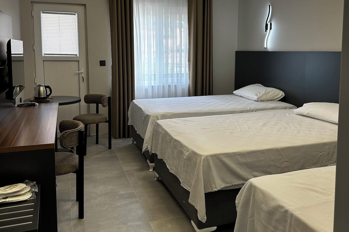 Triple Room, Balcony | Desk, laptop workspace, free WiFi