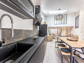 Dining - Charming house in Bois-Plage-en-Ré, 4 bedrooms, high-end comfort (Le Bois-Plage-en-Ré)