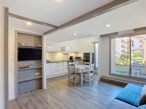 T3 duplex with terrace in residence, Vieux-Boucau, seasonal pool