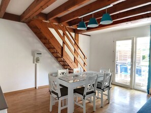 Dining - Soustons Beach - 6-person Duplex Villa with Terrace (Soustons)