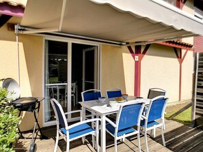 Outdoor dining - Soustons Beach - 6-person Duplex Villa with Terrace (Soustons)