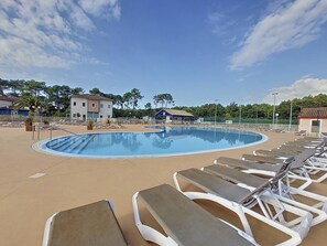 Pool - Soustons Beach - 6-person Duplex Villa with Terrace (Soustons)