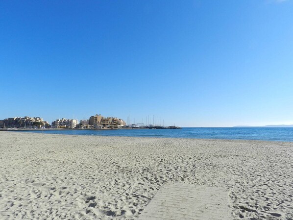 On the beach