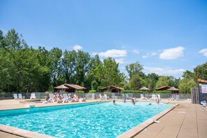 Pool - Mobile Home “Riviera 48” with Shared Pool, Communal Terrace and Wi-Fi (Saint-Gervais)