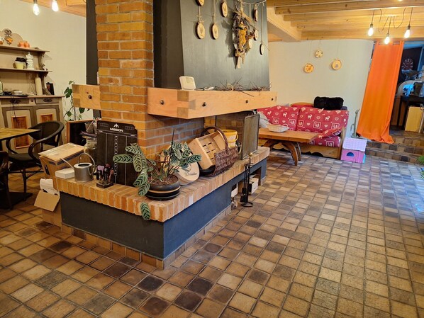 Coin salon dans le hall