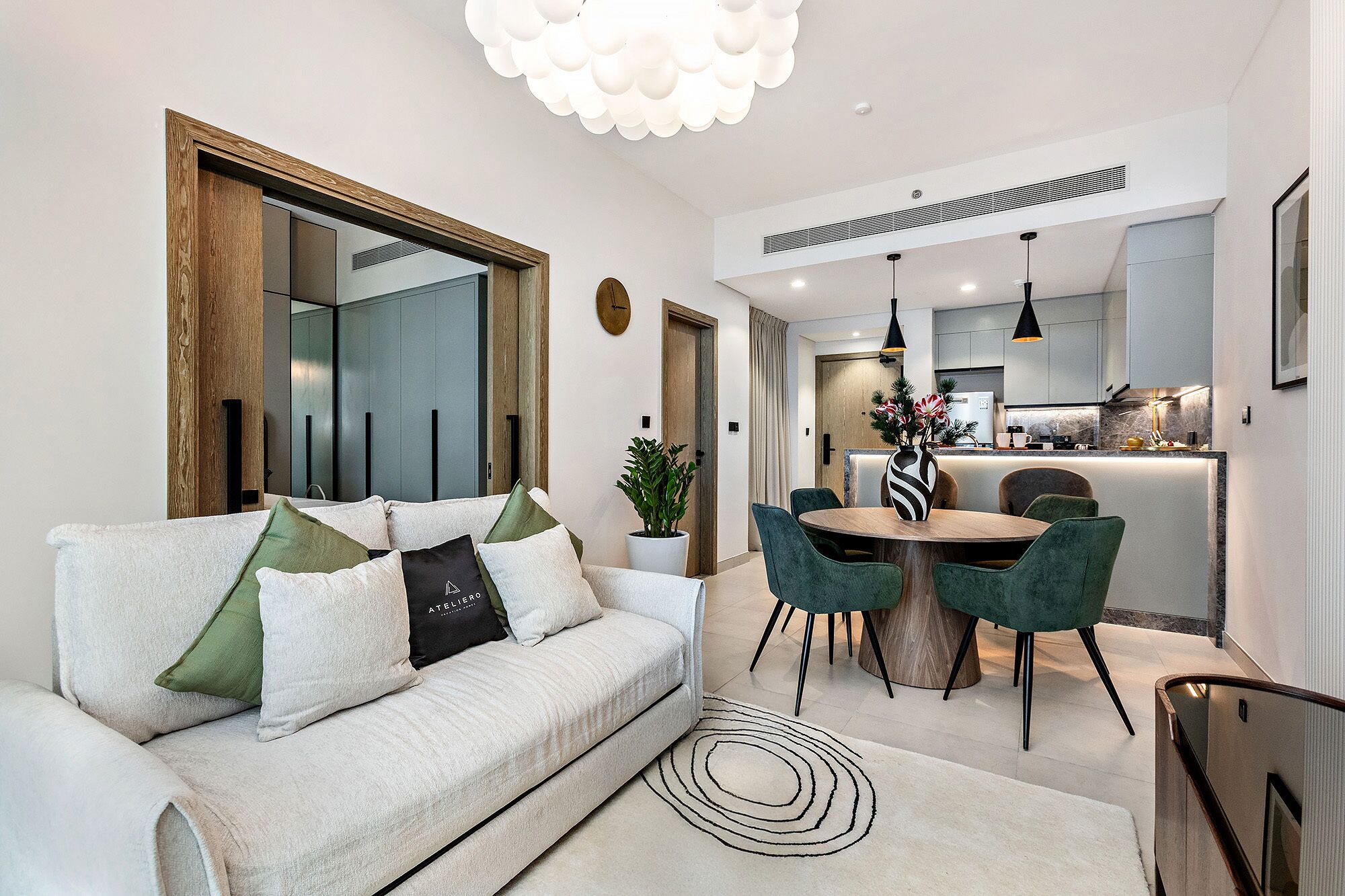 Premium Apartment, 1 Bedroom, Balcony, Golf View | Living room