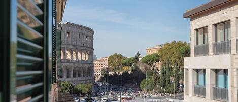 Blick von der Unterkunft