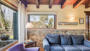 TV, fireplace, table tennis