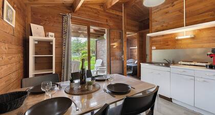 Chalet « confort 20 » avec terrasse, piscine partagée