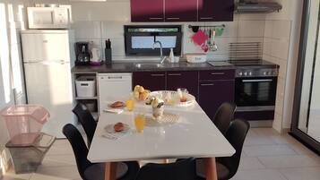 Apartment (Two Bedroom Apartment with Balcony an) | Private kitchen | Fridge