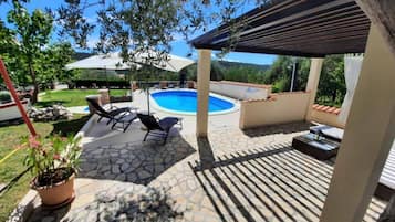 Apartment (Two Bedroom Apartment With Balcony (A) | Outdoor pool | Seasonal outdoor pool, pool umbrellas, sun loungers