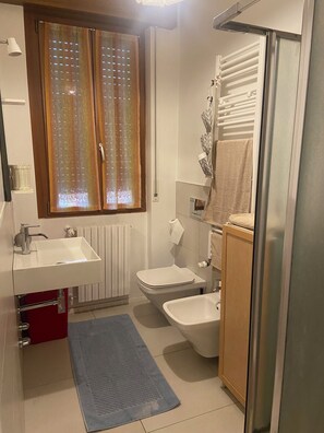 Apartament | Bany | Dutxa, tovalloles, sabó i xampú 