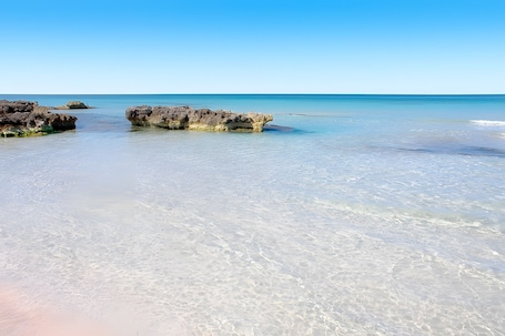 Beach nearby. Bouganville Apartment in Son Bou with Sea View