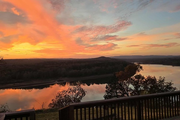 Blick von der Unterkunft
